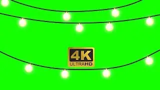 Green Screen Light Bulb Effects 4K Download NOW