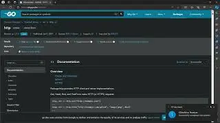 Creating an HTTP Server in Golang using Visual Studio Code and Official Documentation
