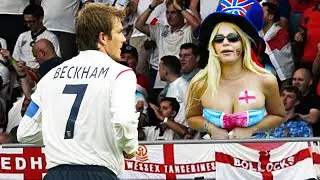 The Englishs will never forget this humiliating performance by David Beckham