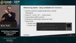 Infiltrating a Code Base: Moving Toward a Better C - Brian Ruth - CppCon 2019