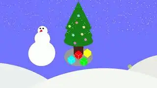 Christmas Open_GL  / Computer Graphics Project With Source Code