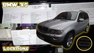 BMW X5 #OBD #Fuses #relays locations