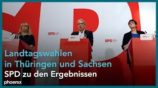 Pressekonferenz der SPD nach den Landtagswahlen in Thüringen und Sachsen | 02.09.24