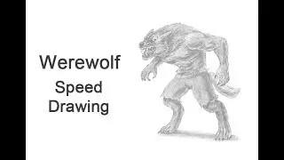 Werewolf Time-lapse / Speed Drawing