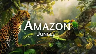 Amazon 4k - The World’s Largest Tropical Rainforest | Jungle Sounds | Scenic Relaxation Film