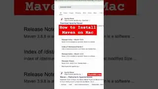 🚀 How to install maven on mac 