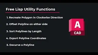 AutoCAD Lisp Routines | Enhance Your Drafting with Free Utility Functions related to Polylines