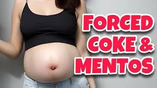 She was FORCED TO DRINK Coke and Mentos