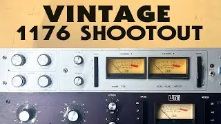 Vintage 1176 BLIND Shootout on Drums