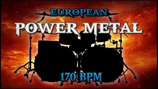 European Power Metal Drum Track - 170 BPM (FREE HQ WAV DOWNLOAD)