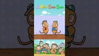 A Ram Sam Sam | Nursery Rhyme | #Shorts | Songs for Kids | Little Fox