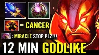 Miracle [Ember Spirit] Aghanim's Scepter 31 KILL Brutal Match Dota 2 gameplay