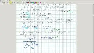 Qavariq ko'pburchak tashqi burchaklarining yig'indisi. Geometriya 8-sinf. 5-dars