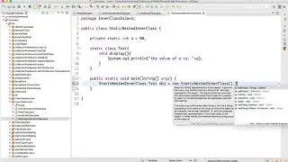 Static Nested Inner Class In Java