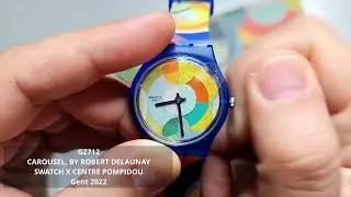 Swatch CAROUSEL, BY ROBERT DELAUNAY 2022 - SWATCH X CENTRE POMPIDOU - Gent - GZ712 - 3/6