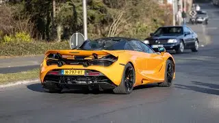 McLaren 720S Spider - Fast Accelerations & Downshifts !