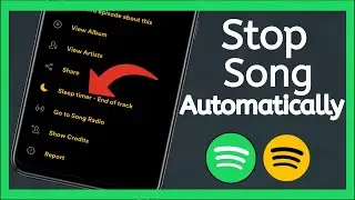 How to Stop Music Automatically on Spotify