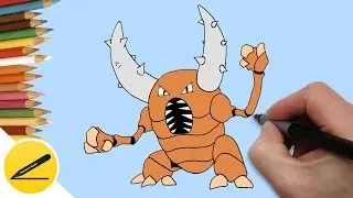 How to Draw Pokemon Pinsir ★ Draw Pokemon step by step ★ anime Characters