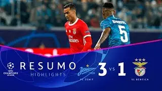 HIGHLIGHTS: FC Zenit 3-1 SL Benfica