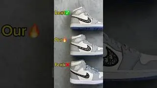 Real Vs Fake Dior Jordan 1 