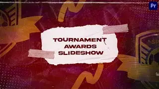 Premier Pro Template | Grunge Sports Tournament Award Slideshow