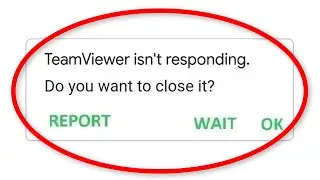 How To Fix TeamViewer Isnt Responding Error Android & Ios - Fix TeamViewer Not Open Problem - Fix