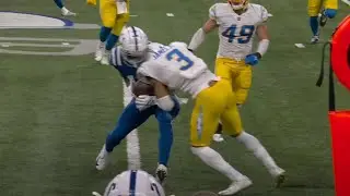 Derwin James EJECTED after BRUTAL HIT on Ashton Dulin