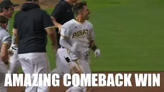 Pirates Score 4 Runs in 9th to Tie the Game, Then Nick Gonzales Walks it Off in 10th vs Giants!!