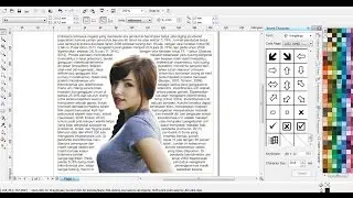 Cara Membuat Tulisan Mengikuti Bentuk Foto dengan CorelDRAW | Belajar CorelDRAW