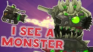 i see a monster -  Cartoons about tanks