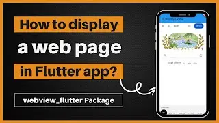 how to display a web page in flutter app? || how to open webView in flutter? || webview_flutter