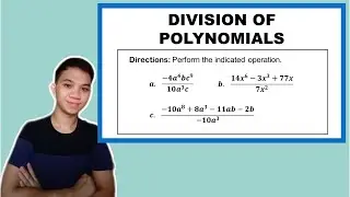 [TAGALOG] Grade 7 Math Lesson: OPERATIONS ON POLYNOMIALS: HOW TO DO DIVISION OF POLYNOMIALS?