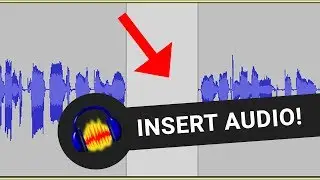 Insert audio in the middle of an Audacity track