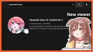 The reaction of new viewers who just discovered Kiara's channel, probably【Hololive EN】