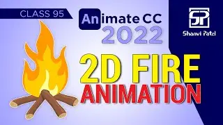 Adobe Animate CC 2022: Make Fire Animation | Flash Tutorial | create FIRE animation