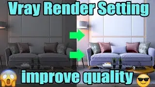 Vray Render Setting For Quality Render Hindi tutorial