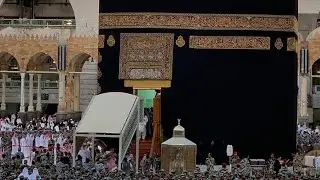 #Live from #Masjid al Haram Washing / Ghusl Ceremony for the holy #Ka'bah