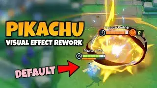 Pikachu visual effect Rework or new skin gets Leaked ? Pokemon Unite