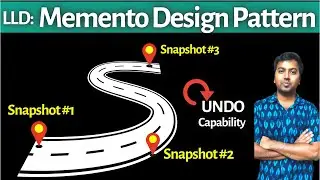 38. Memento Design Pattern explanation | LLD System Design | Design pattern explanation in Java