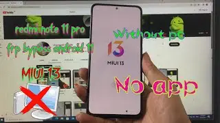 Redmi note 11 Pro FRP Bypass Android 11 | Redmi Note 11 Google Lock Remove ✔ | New methoud 2023