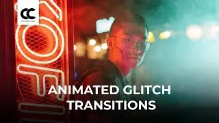 Animated  Glitch Transitions for Final Cut Pro and Premiere Pro