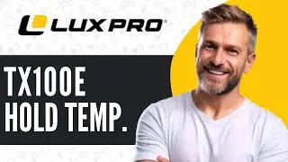 How to Set/Hold Temperature on Luxpro Thermostat (TX100E) - Full Guide (2024)