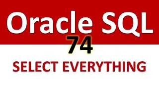 Oracle SQL Developer Tutorial For Beginners 74   SELECT EVERYTHING
