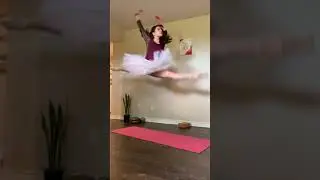 Grande jete ballet jump #shorts #ballet