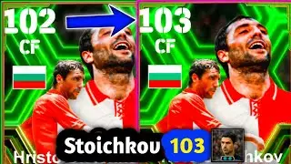 Hristo Stoichkov 103 in Efootball 2025 with Arteta Double Booster Manager Pack