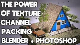 The Power Of Texture Channel Packing Blender + Photoshop