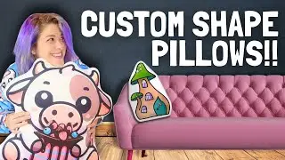 Print on Demand Custom Shaped Pillows Are Here!!