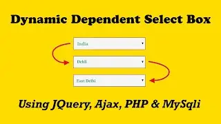 Dynamic Dependent Select Box using jQuery, Ajax and PHP