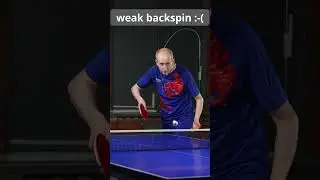 Прямой маятник с нижним. Backspin pendulum #tabletennis #pingpong #настольныйтеннис #serve