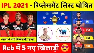 IPL 2021 - 10 Big News On IPL 2021 ( Buttler Replacement, Rcb New Player, Cpl 2021, Pbks, Dc )